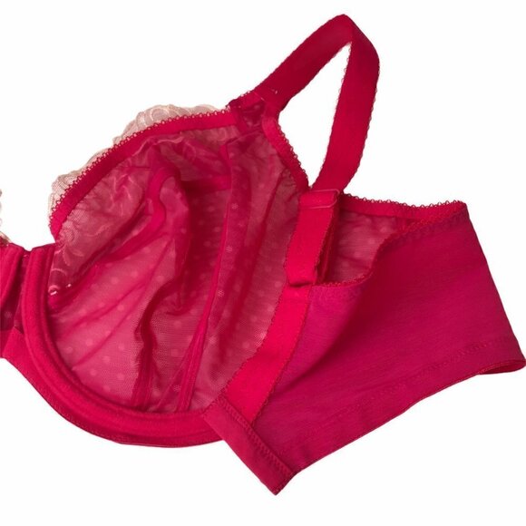 Elomi Betty Underwire Plunge Bra UK 36H US 36K EL8170 - Picture 7 of 14